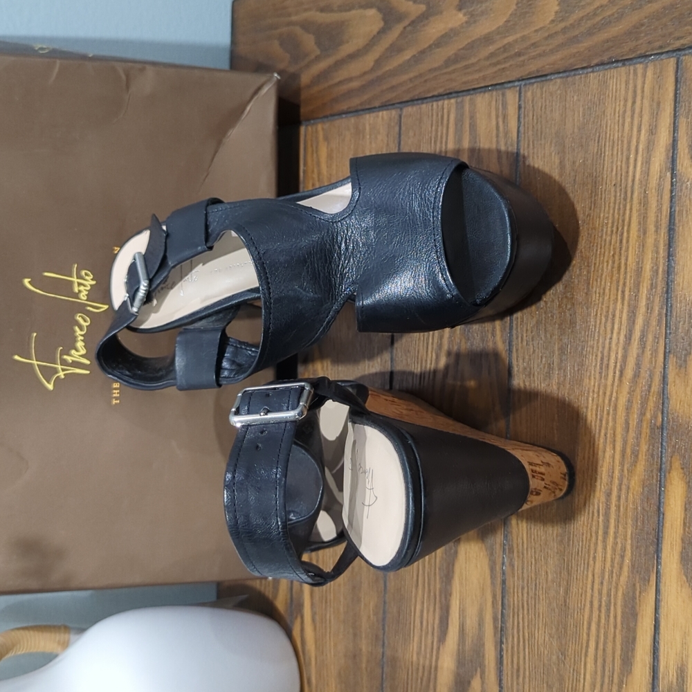 Franco Sarto Xenon black wedge